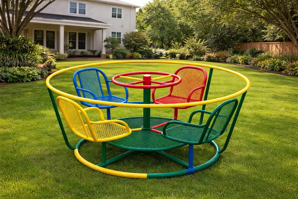 roundabout jungle gym