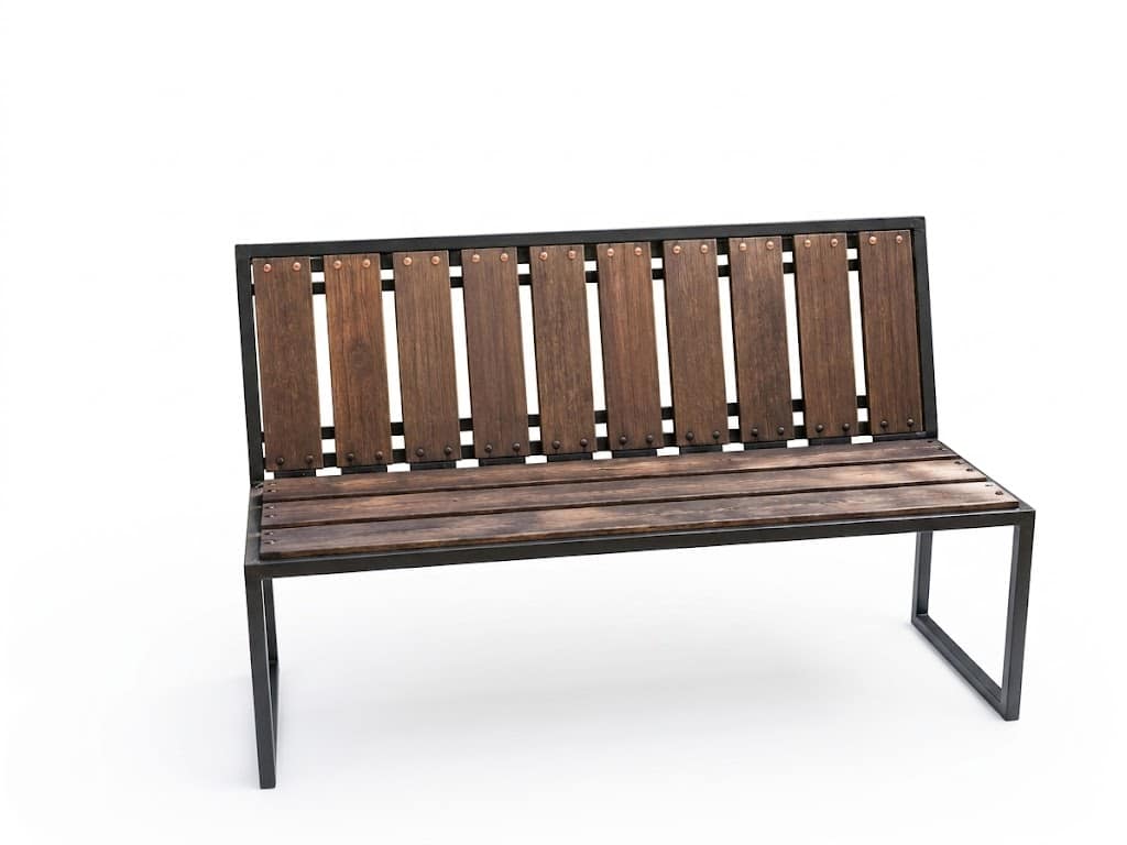 Garden Bench Black