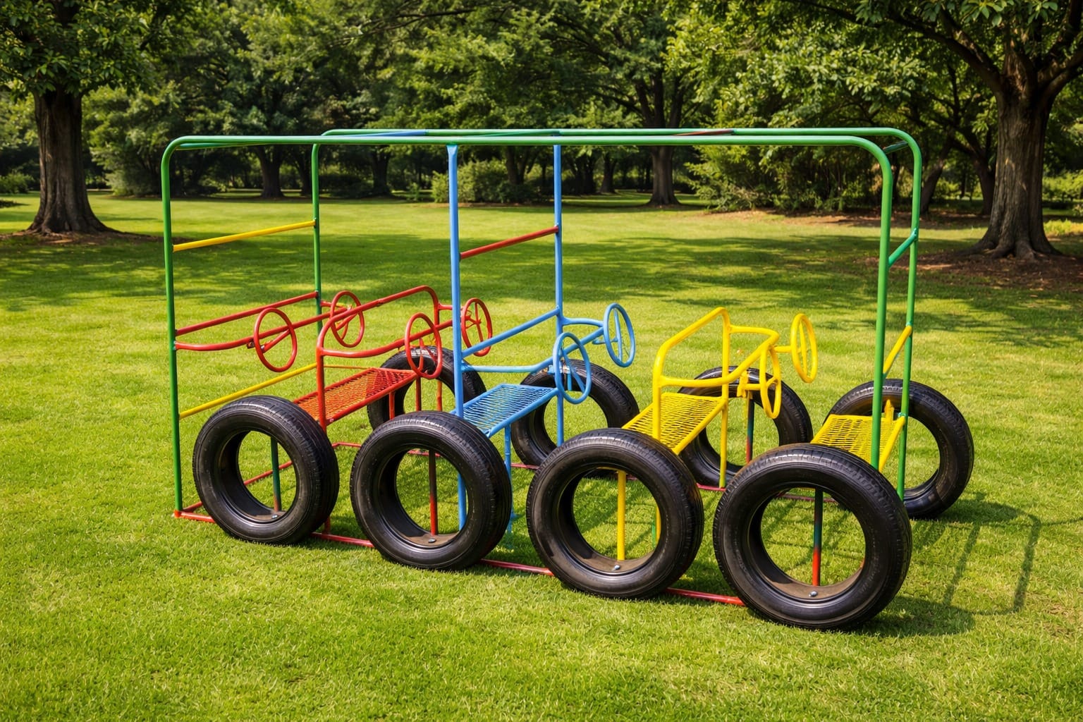 multi car jungle gym