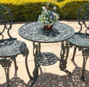 2 seater grape, 62cm table