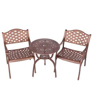 2 seater lattice with 60cm table