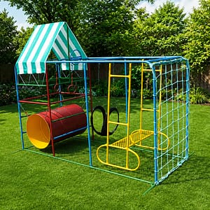 junior jungle gym with see saw