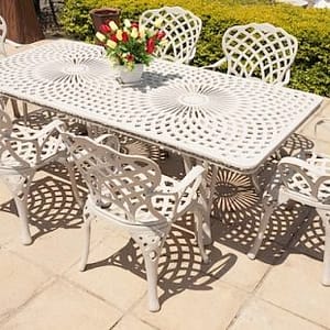 6 seater king diamond, 216cm x 100cm king diamond table (rectangle)