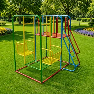 bambino double swing jungle gym