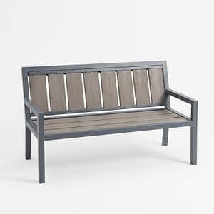Garden Bench Dark Grey