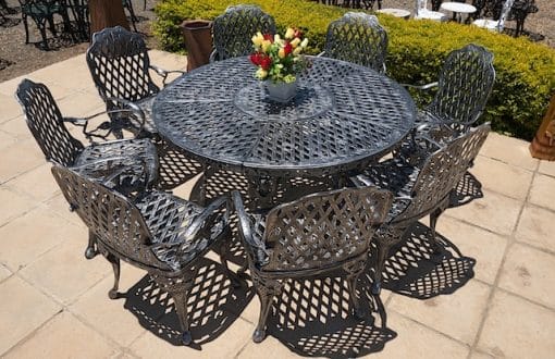 8 seater king grape, 155cm king grape table (round)