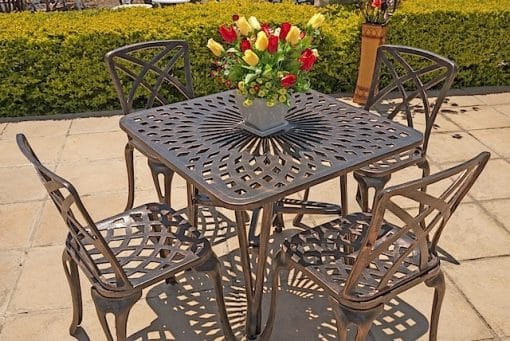 4 seater small rainbow (without armrest), 85cm king diamond table