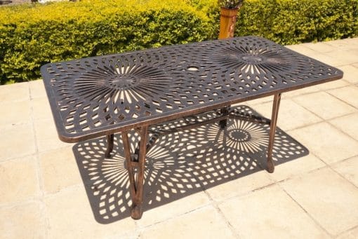 6 seater small rainbow, 157cm x 85cm king diamond table (rectangle)
